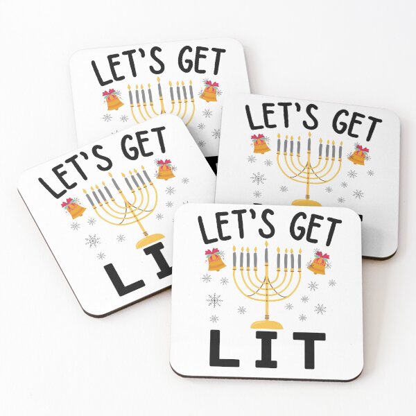 Item preview, Hanukkah Let's Get Lit designed and sold by ronaldsonou.