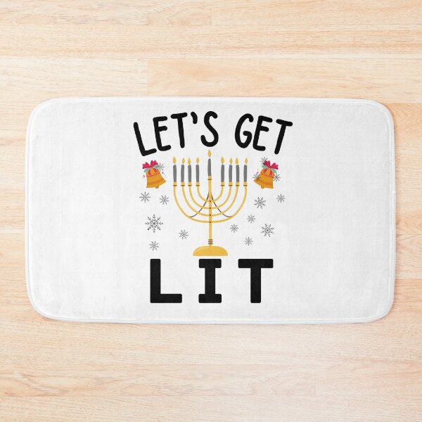 Item preview, Hanukkah Let's Get Lit designed and sold by ronaldsonou.