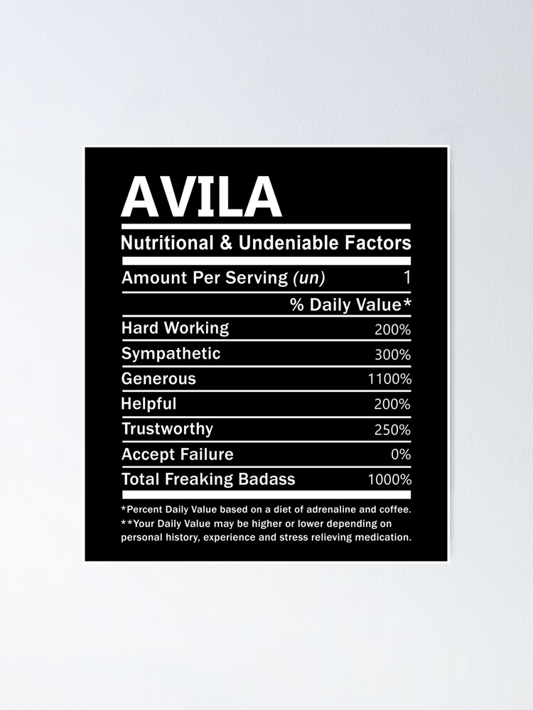 Products - Avila the label