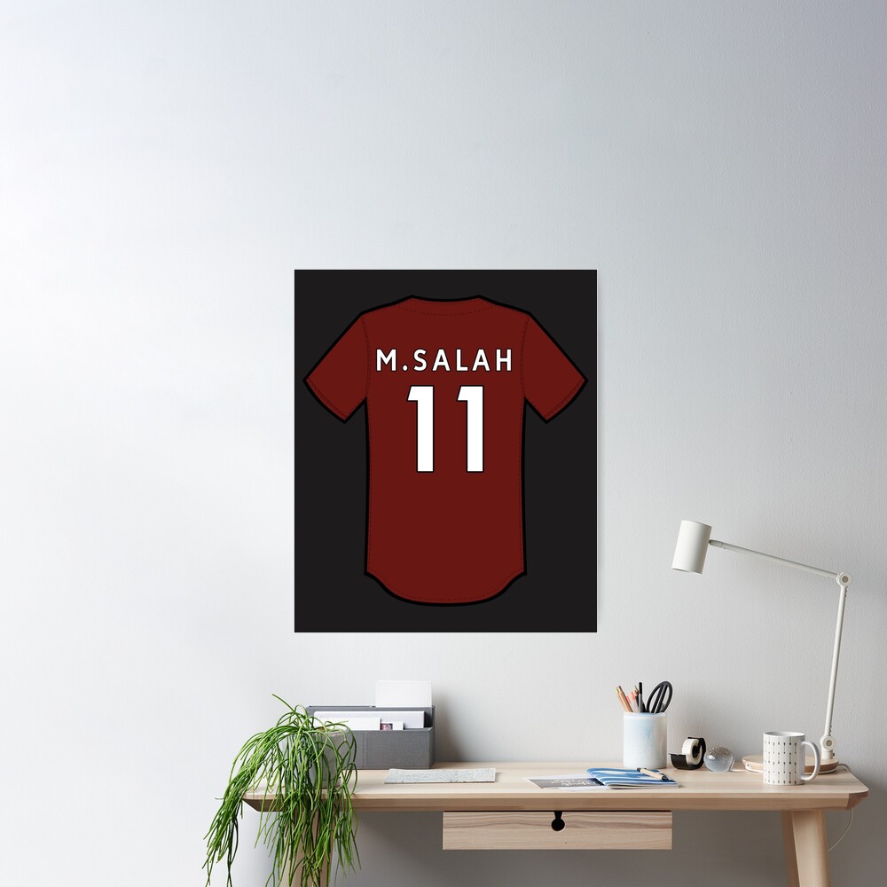 Mohamed Salah Jersey  Poster for Sale by FOliverIsmael