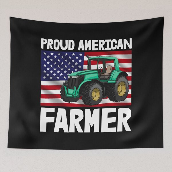 Item preview, Proud American Farmer Tractor designed and sold by Bendthetrend.