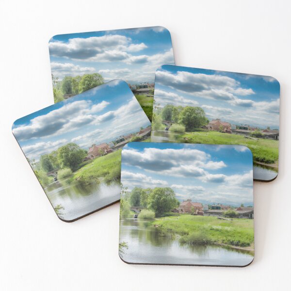 Item preview, #238 A Landscape Photo of the Village of Kegworth and the River Soar designed and sold by phutball.