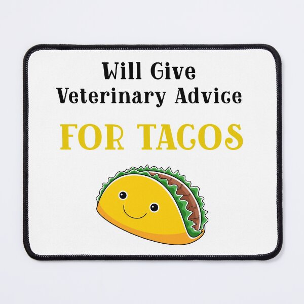 Item preview, Will Give Veterinary Advice For Tacos Funny Veterinarian Premium T-Shirt designed and sold by henes88.