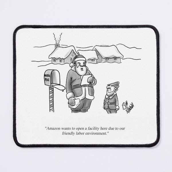 Item preview, Funny Christmas Santa Cartoon Humor designed and sold by Bill Abbott.