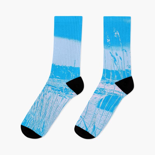 Item preview, Blue Motives with Sailing Boat Running in the Middle of the Summer Lake designed and sold by IraNiva.