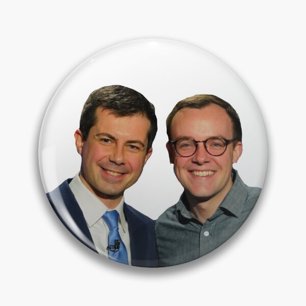 Item preview, Pete Buttigieg and Chasten Glezman Buttigieg designed and sold by GrellenDraws.