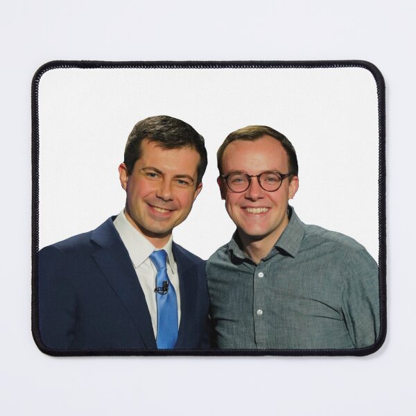 Item preview, Pete Buttigieg and Chasten Glezman Buttigieg designed and sold by GrellenDraws.