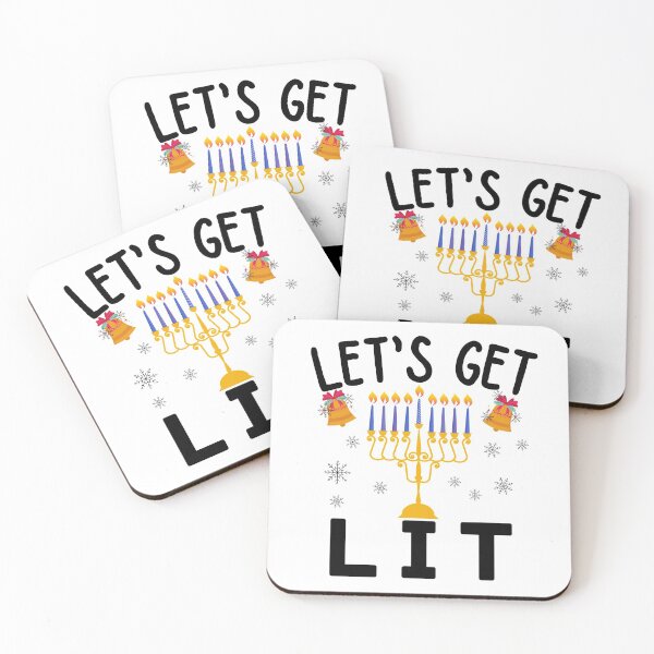 Item preview, Hanukkah Let's Get Lit designed and sold by ronaldsonou.