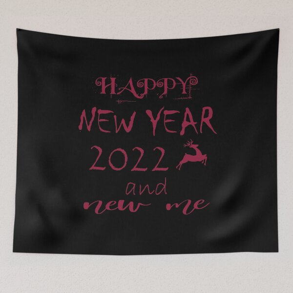 Item preview, Happy New Year and New Me 2022 designed and sold by MORADRIF.