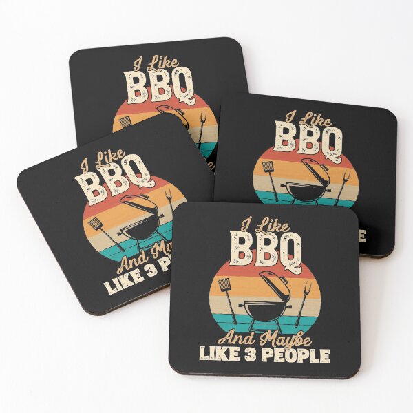 Item preview, I Like BBQ and Maybe Like 3 People product designed and sold by theodoros20.