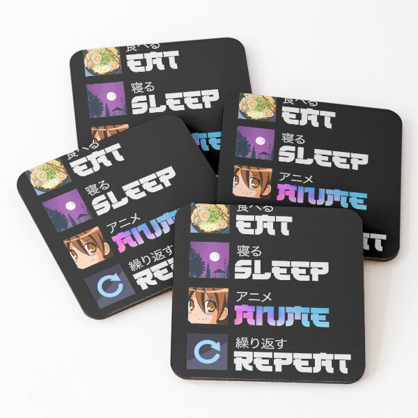 Item preview,  Eat. Sleep. Anime. Repeat. designed and sold by hsco.