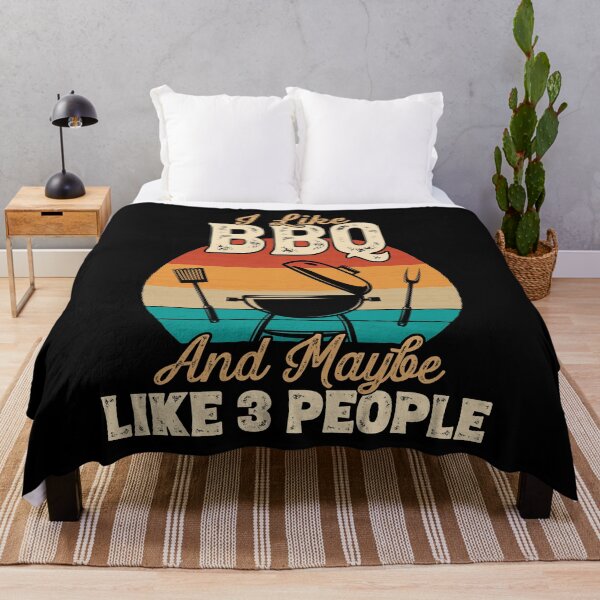 Item preview, I Like BBQ and Maybe Like 3 People product designed and sold by theodoros20.