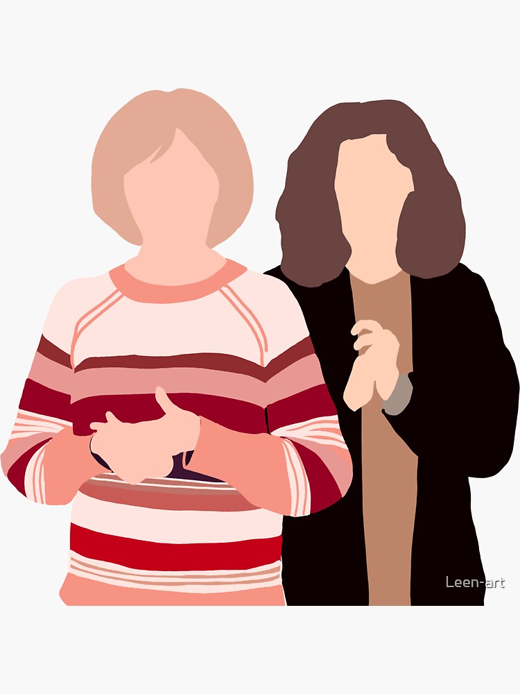 "Grace and Frankie" Sticker for Sale by Leenart Redbubble