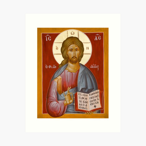 Item preview, Christ the Lightgiver designed and sold by ikonographics.