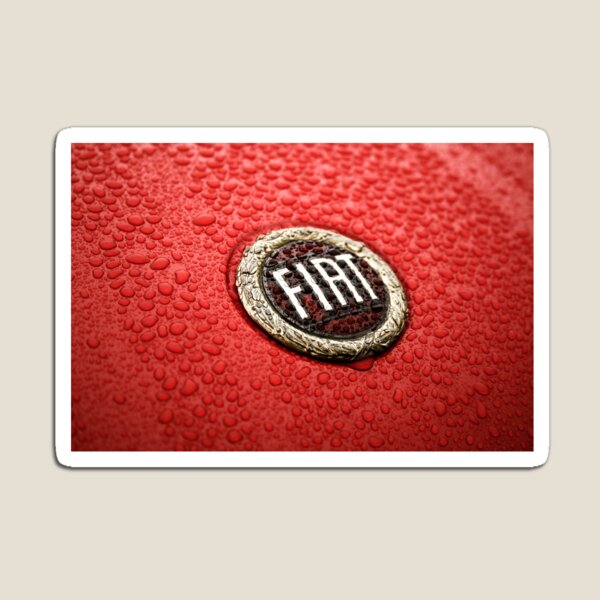 Wet Fiat Marquee Magnet
