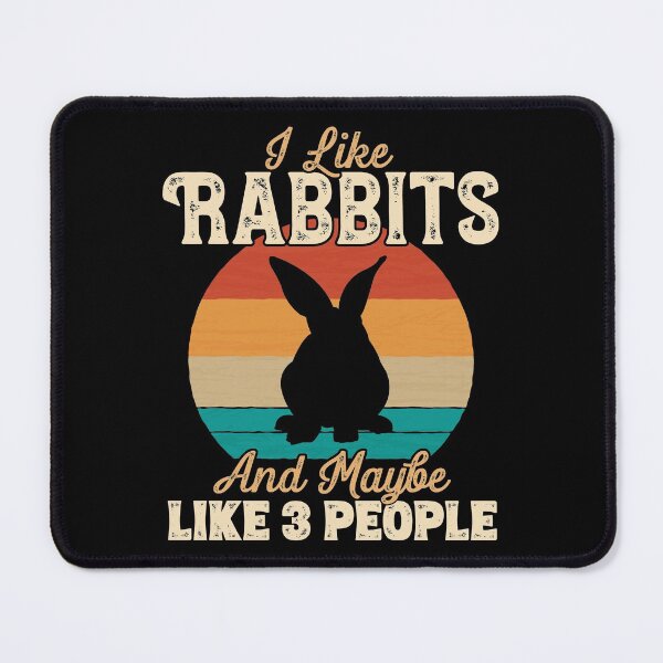 Item preview, I Like Rabbits and Maybe Like 3 People - Gifts for Farmers design designed and sold by theodoros20.