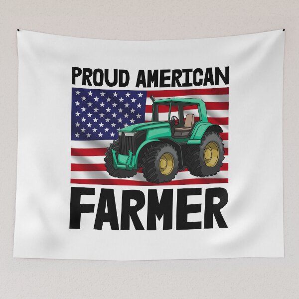 Item preview, Proud American Farmer Tractor designed and sold by Bendthetrend.