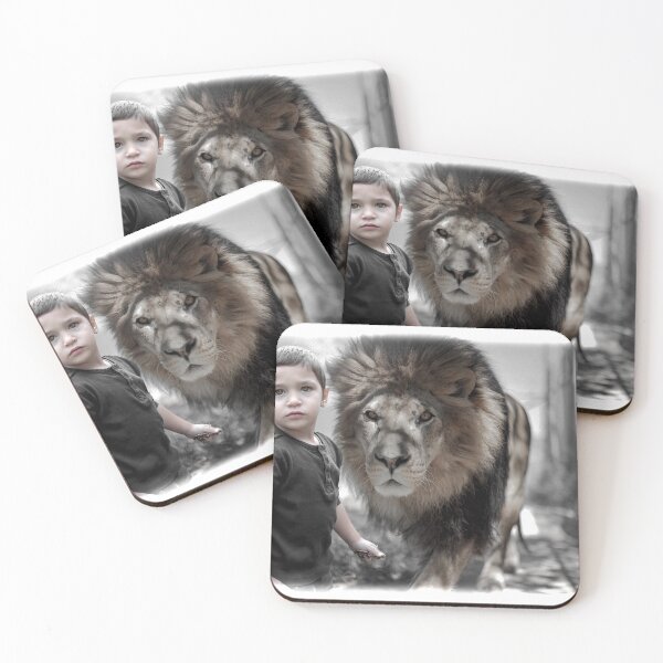 Item preview, The Lion Kid Teo Rare Real Photographic Art designed and sold by DabGraphic.