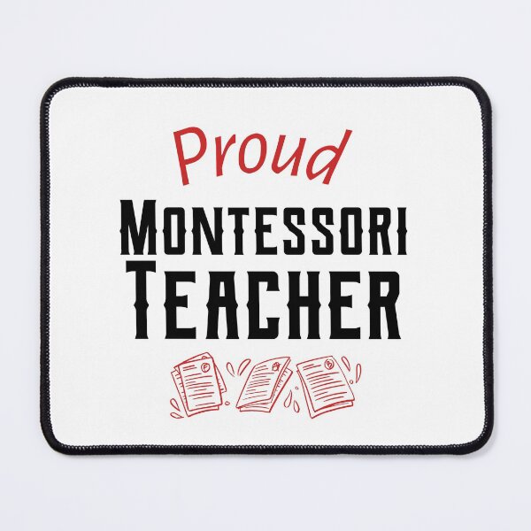 Item preview, Proud Montessori Teacher Mouse Pad designed and sold by henes88.