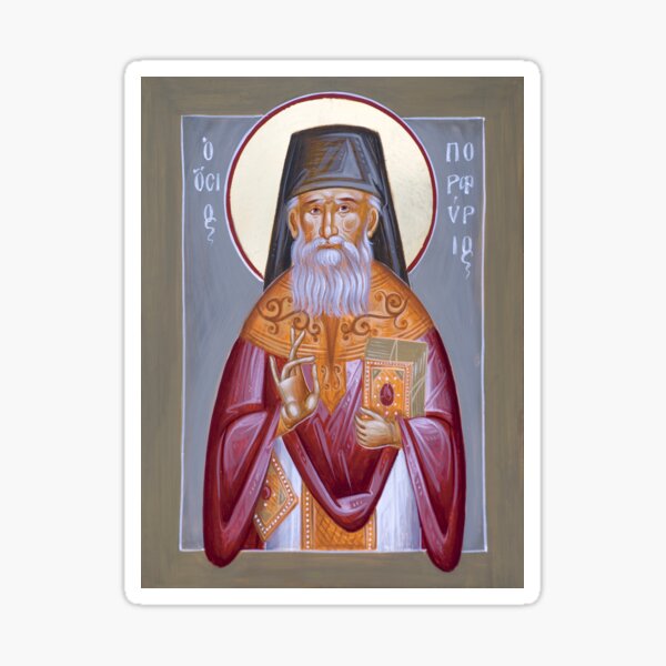 St Porphyrios the Kavsokalyvitis Sticker