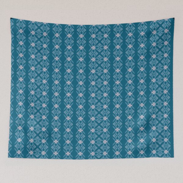 Item preview, Blue Floral Aztec Patterns designed and sold by TheSharpService.