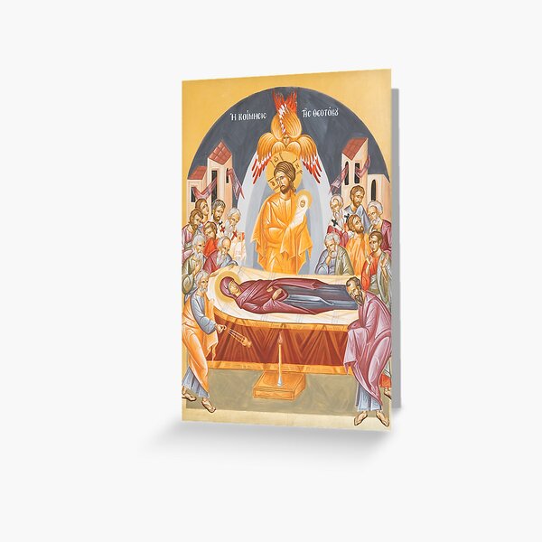 Item preview, Dormition of the Theotokos designed and sold by ikonographics.