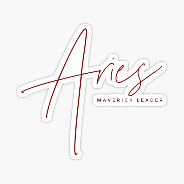 Aries: Maverick Leader Sticker