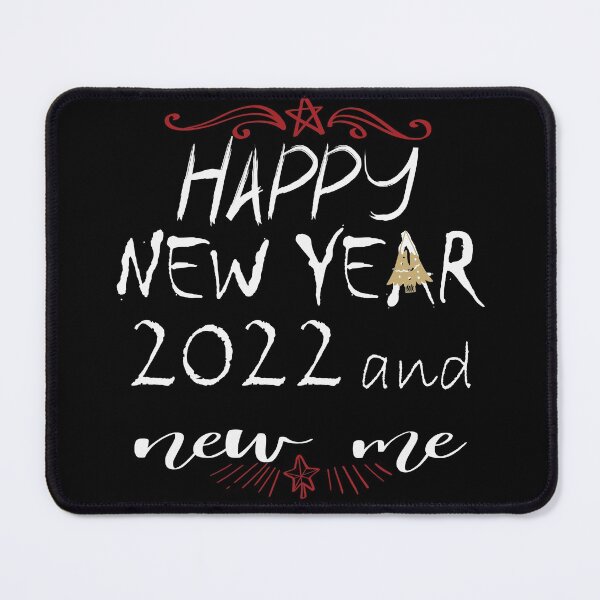 Item preview, Happy New Year 2022 and New Me ( in white ) designed and sold by MORADRIF.