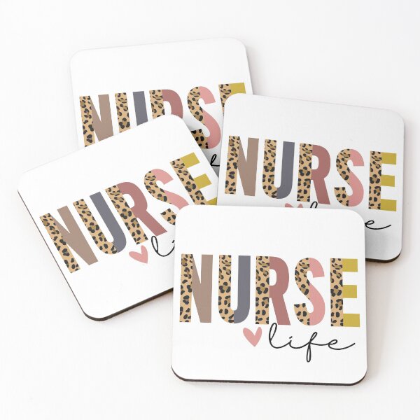 Item preview, Nurse Life Split Leopard Font designed and sold by 3bythelake.