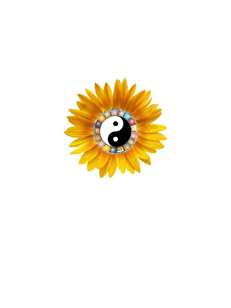 Yin Yang Yellow Sunflower Sleeveless Top For Sale By Smm2276 Redbubble 7460