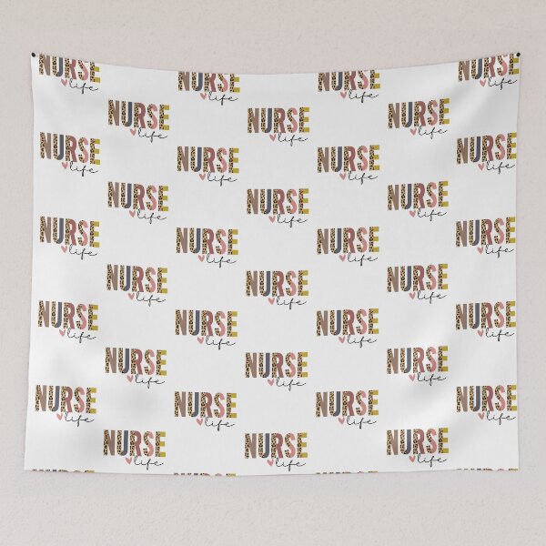 Item preview, Nurse Life Split Leopard Font designed and sold by 3bythelake.