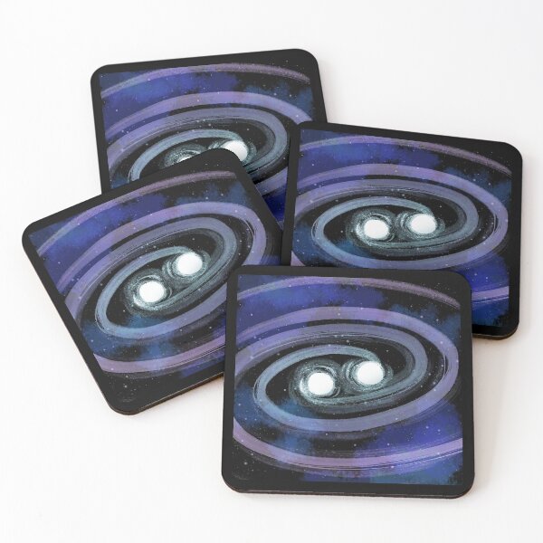 Item preview, Colorful Neutron Star Collision, space art designed and sold by TalesOfScience.