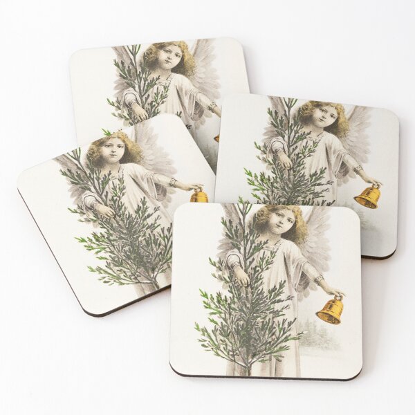 Item preview, An angel holding a Christmas bell (1912)  designed and sold by Designedbysm.