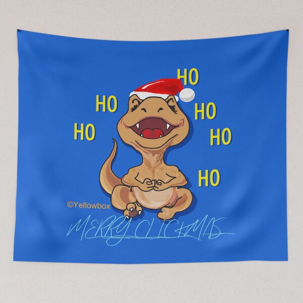 Item preview, Merry Clickmas Merry Christmas Pun - Yellowbox ink painting designed and sold by twyellowbox.