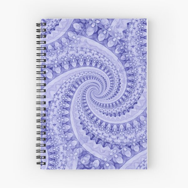 Item preview, Flower Power Spirals - Blue Mix designed and sold by EDDArt.
