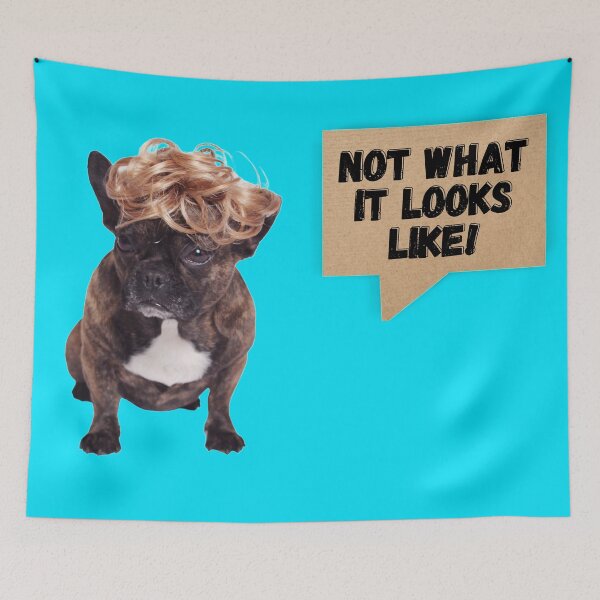 Item preview, Dogs In Wigs chihuahua Not What It Looks Like! Funny designed and sold by Rainbows Rock.