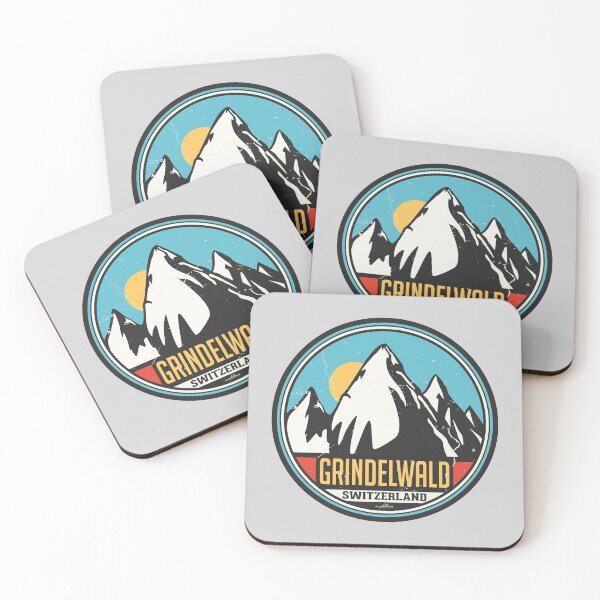 Item preview, Grindelwald Ski Switzerland Skiing Alps Sticker T-Shirt 02 designed and sold by OuterShellUK.