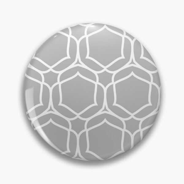 Artikelvorschau, Gray and White Overlapping Shape Tile Pattern 2 Pairs Dulux 2022 Popular Colour Chic Shadow - Color Trends entworfen und verkauft von ColorOfTheYears.