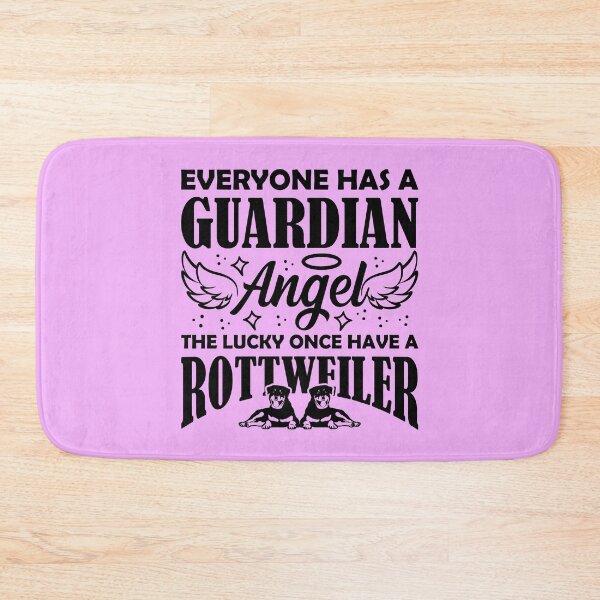 Item preview, Rottweiler Quotes - Everyone Has A Guardian Angel The Lucky Once Have A Rottweiler, Rottweiler Lover designed and sold by Delandor.