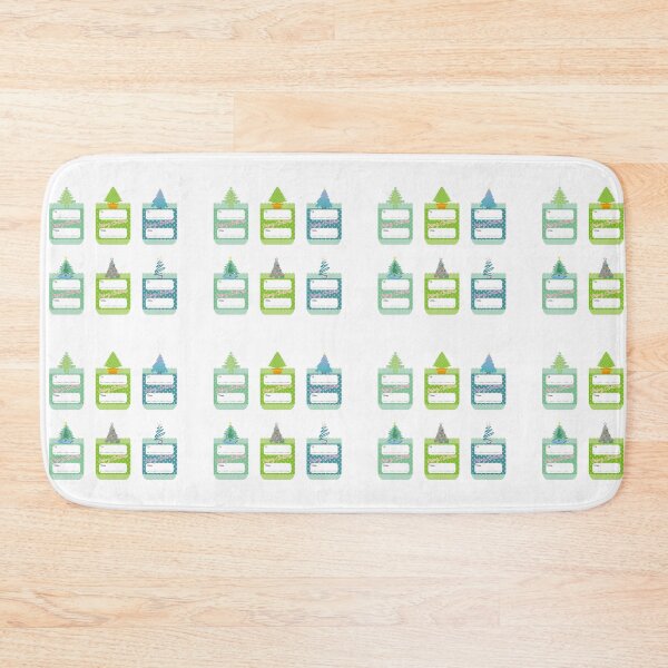 Item preview, Christmas Trees Gift Tags Sticker Pack designed and sold by pixelspantry.
