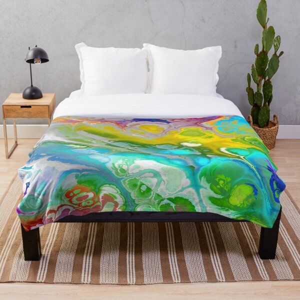 Item preview, Blue Colorful Fluid Marble Design designed and sold by artsytext.