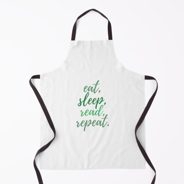 Item preview, Eat, Sleep, Read, Repeat (Green) designed and sold by Doodle Dee Doo.