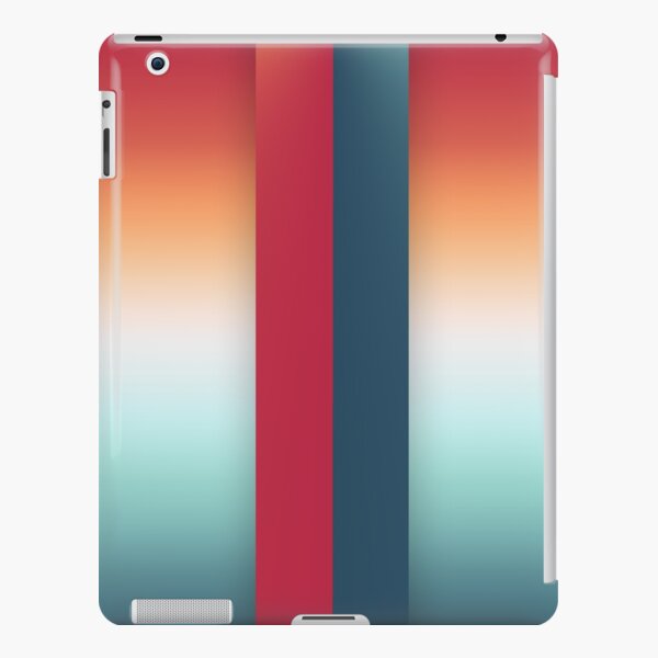 Abstract Gradient with Blue and Red Stripes iPad Snap Case