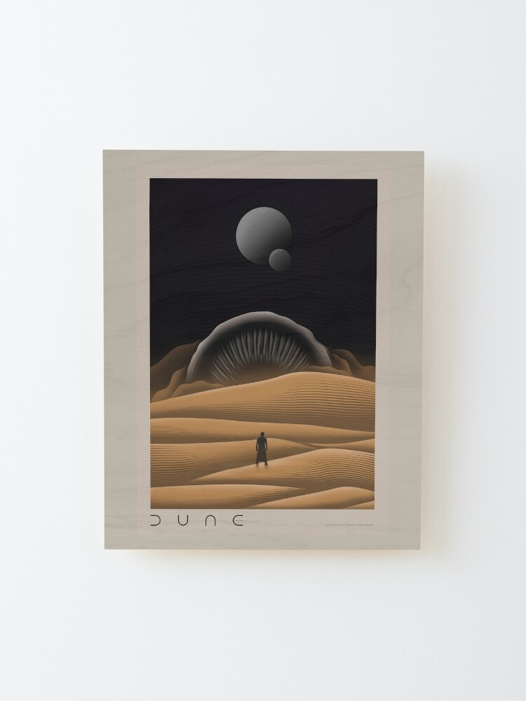 Alternate view of Dune, Arrakis Mounted Print