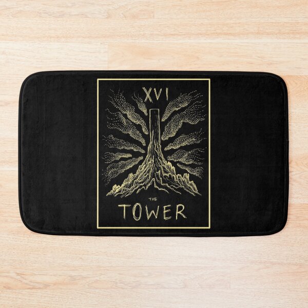 Item preview, The Tower XVI Tarot Card designed and sold by Owl-n-bear.