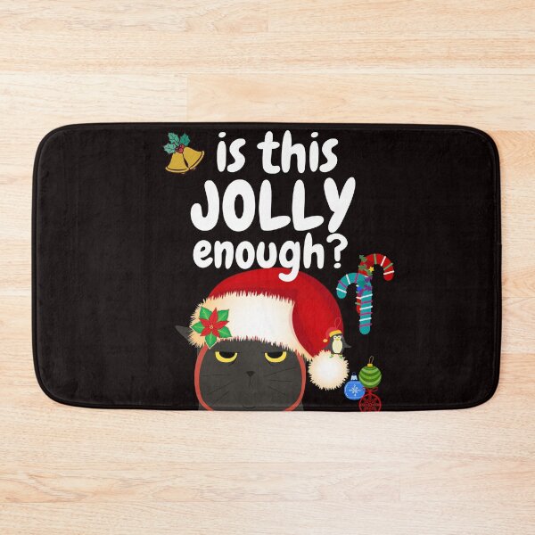 Item preview, Copy of Is this Joly enough Grumpy kittten funny black designed and sold by joanaoberg.