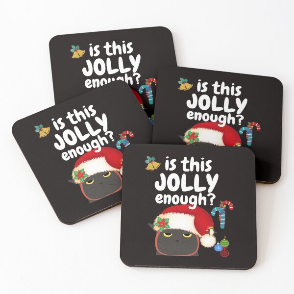 Item preview, Copy of Is this Joly enough Grumpy kittten funny black designed and sold by joanaoberg.