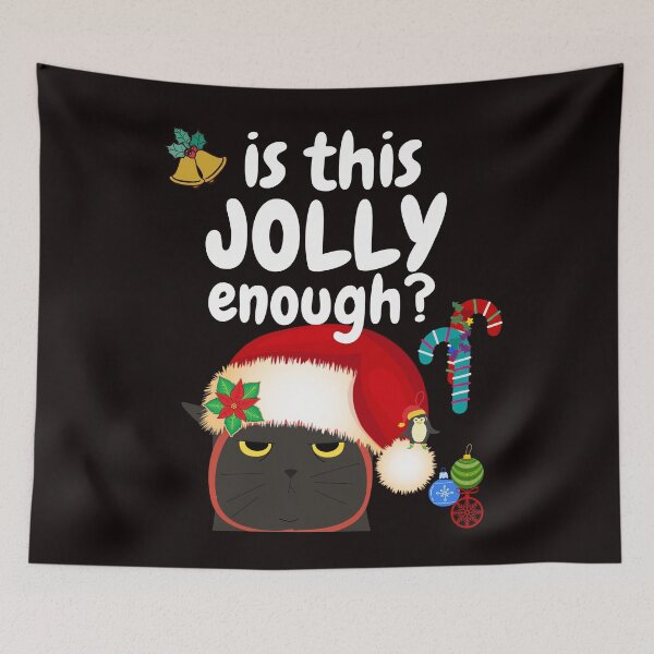 Item preview, Copy of Is this Joly enough Grumpy kittten funny black designed and sold by joanaoberg.