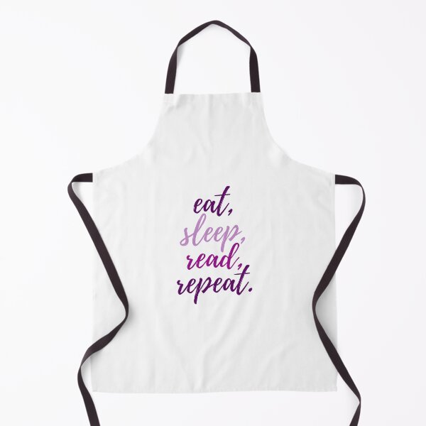 Item preview, Eat, Sleep, Read, Repeat (Purple) designed and sold by Doodle Dee Doo.
