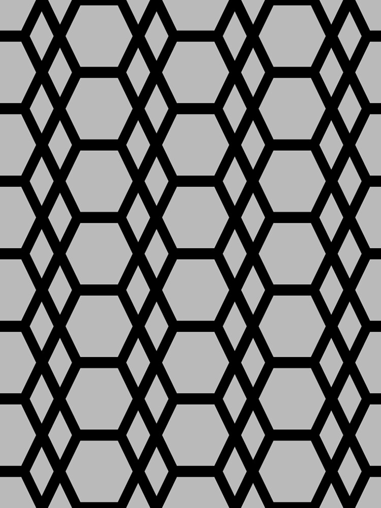 Aperçu 5 sur 5. Robe trapèze avec l'œuvre Black and Gray Tessellation Line Pattern 13 Pairs Dulux 2022 Popular Colour Chic Shadow - Color Trends créée et vendue par ColorOfTheYears.